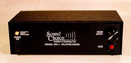 photo of model SPX-1 splitter/mixer from front 